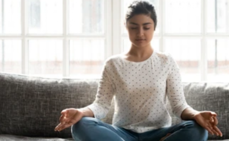 Proper deep breathing heals.