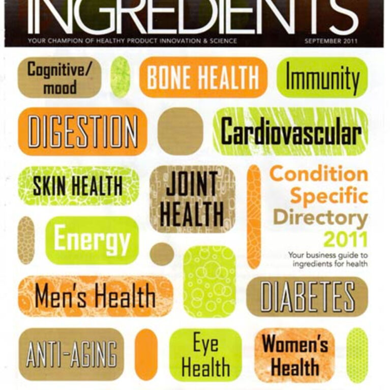 Featured in "Nutricosmetics put on a happy face".